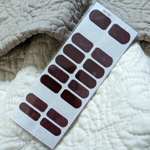 Trendy Full Nail Stickers, Pattern Full Wrap Nail Stickers Glitter